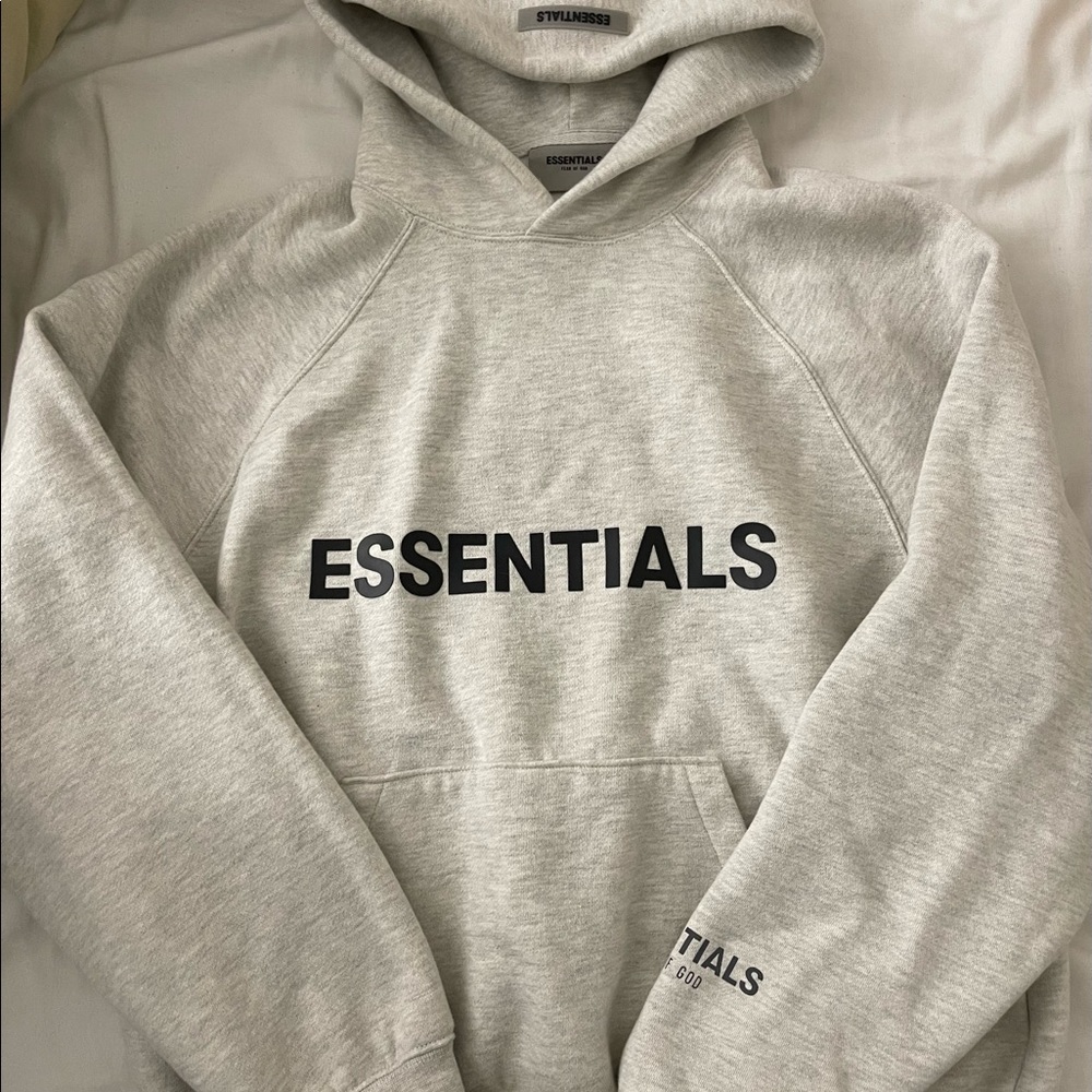 Essentials hoodie (oatmeal colorway)